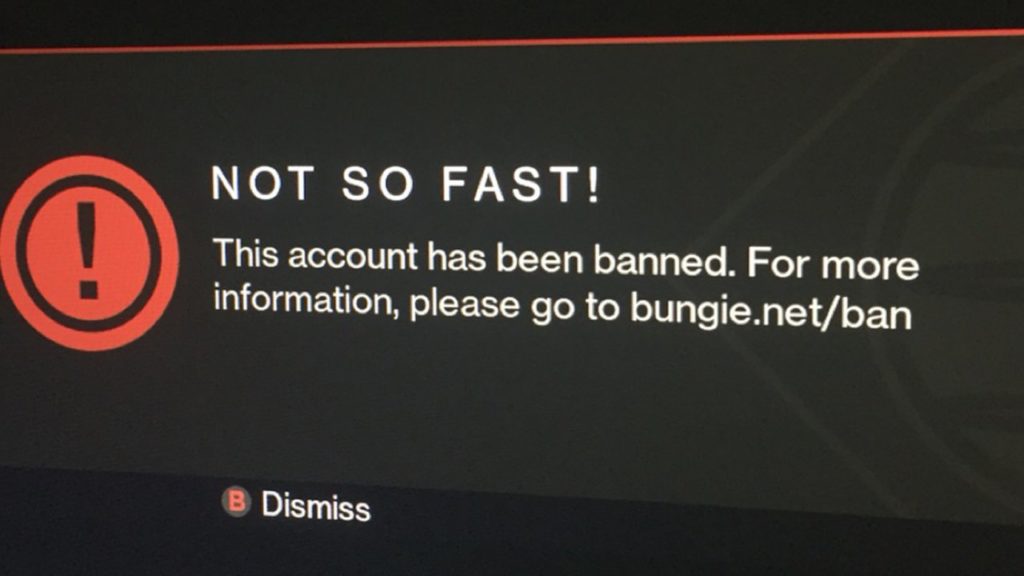 Not so fast!! You're banned!! 